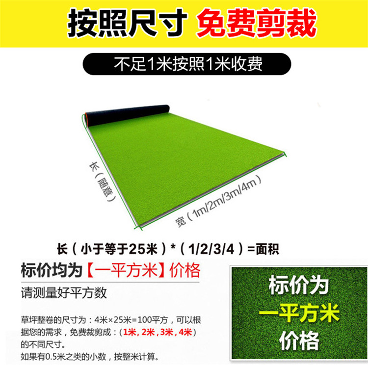 仿真草坪人造草坪假草皮人工草皮幼儿园楼顶阳台绿色草坪地垫- 成都绿心